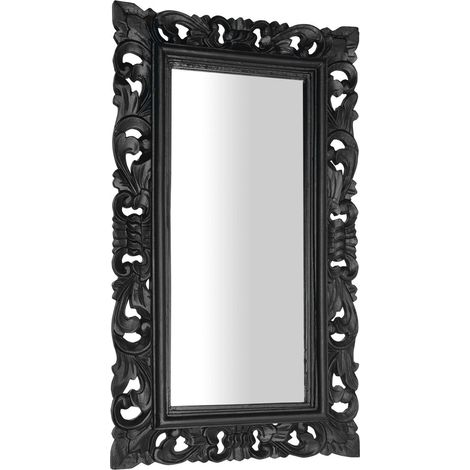 Sapho - Specchio Samblung con cornice, 40x70 cm, nero IN113 (1/5)
