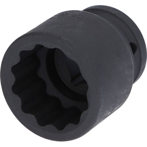 BRILLIANT TOOLS 3/4" Kraft-Stecknuss Zwölfkant 36 mm kurz - BT025604 (1/4)