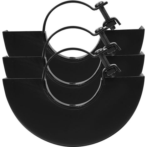3 teiliges Set Schwarze Schutzabdeckungen aus Wolframstahl