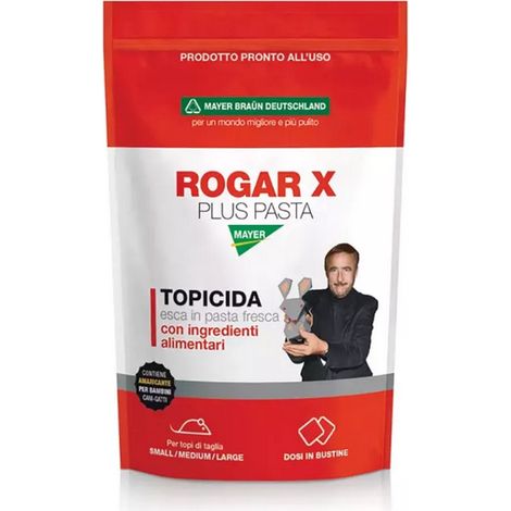 Topicida ROGAR X PLUS esca in Pasta 1,5 KG