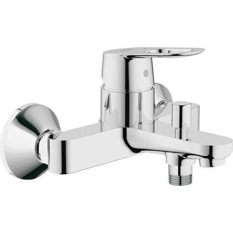 Grohe – Mitigeur de baignoire monocommande mural – Levier métallique – Cartouche céramique 46 mm – Inverseur automatique – 23341000