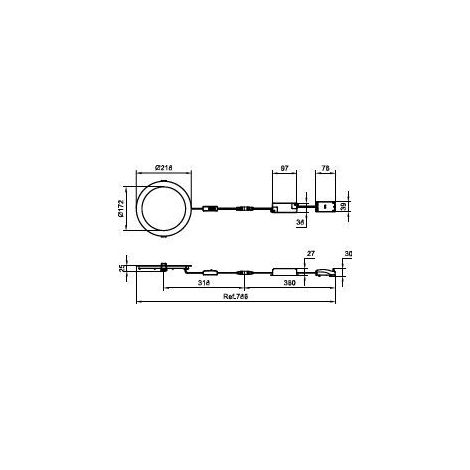 Lámpara Philips dn065b g4 19W 2000 lm