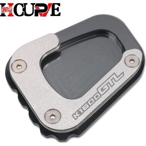 (Titanium-K1600GTL) Plaque d'extension de béquille latérale CNC compatible avec BMW K1600B, K1600GT, K1600GTL et K1600 B GT GTL (2017-2020) maxpower (1/4)