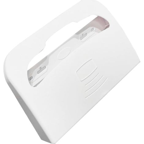 Distributeur Mural de Couvre-sièges de Toilette Portable en Abs Blanc, Support sans Perçage Pratique et Moderne pour Toilettes Publiques et Domestiques (1/5)