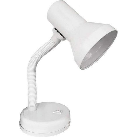 Lampada da tavolo modello Londra E27 60w colore bianco Edm (1/3)