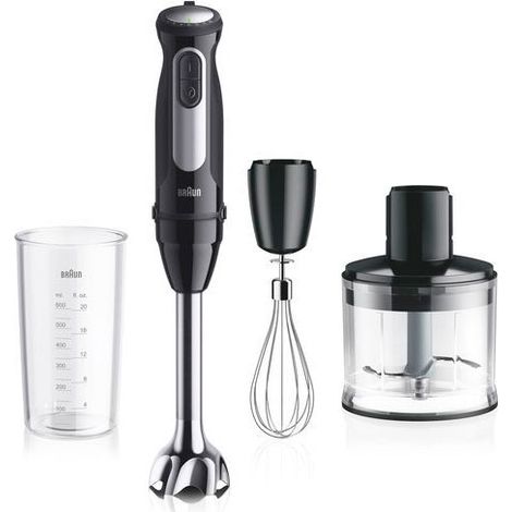 Braun MultiQuick 5 Pro MQ 55236 M batidora de mano negra (1/5)