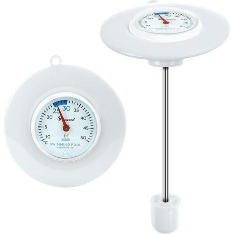 Thermometre Piscine Flottant, Étanche IPX6 Thermomètre Piscine Flottant Sans Fil, Thermomètre de Piscine Sans Fil, Grand Thermometre de Piscine Facile à Lire pour Baignoire, Spa, Étang, Aquarium (1/5)