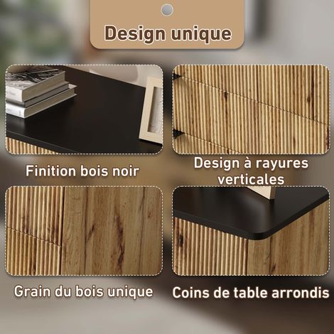 Tables de chevet modernes, armoires, étagères… Conçues pour être utilisées dans les séjours, les salons ou les entrées. Dimensions : 120 x 39,5 x 80 cm (l x h x p). (1/5)
