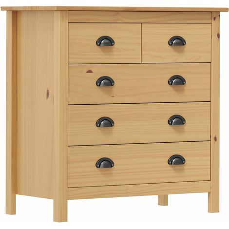 Beyamis Buffet 79x40x80 cm en pin massif (1/5)