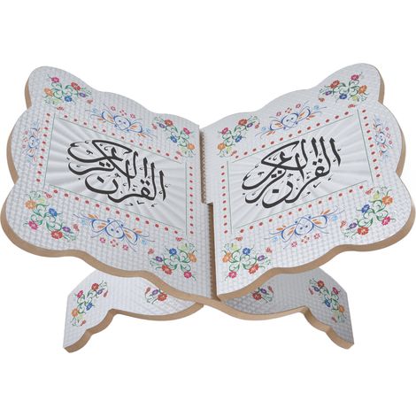 Support pour Coran en buis, présentoir pour Bible, idéal pour les enseignants et les enfants musulmans JM01864