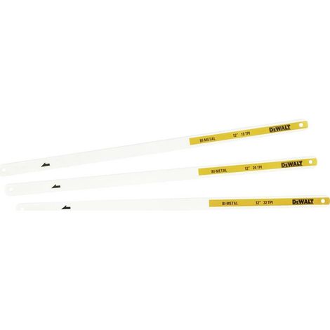 Lame per sega bimetallica 300 mm 3 pz. Con 18 / 24 / 32 TPI DEWALT DWHT0-20558 (1/4)