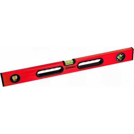 Niveau Magnétique 60 cm - 3 Bulles avec Poignée - Précision et Facilité de Utilisation - D-Work