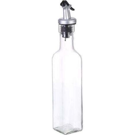 Bouteille d'huile d'olive 250ml, verseur pour distributeur d'huile d'olive, huile d'olive, vinaigre et autres liquides - Set de verseurs d'huile d'olive 3 en 1