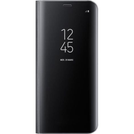 Samsung Clear View Cover Stand S8+ Noir
