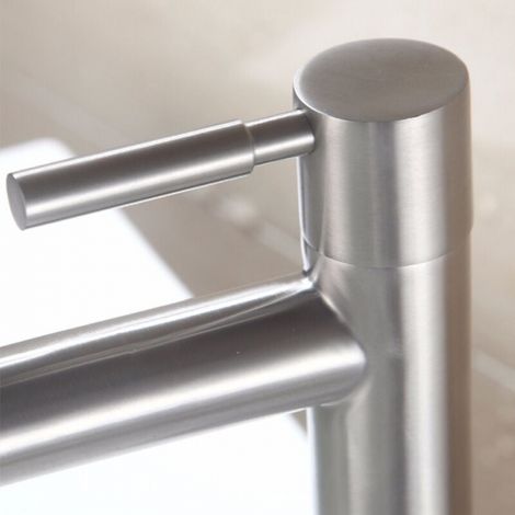 Mitigeur Lavabo Acier Inox Brossé Mat 1pc (1/3)