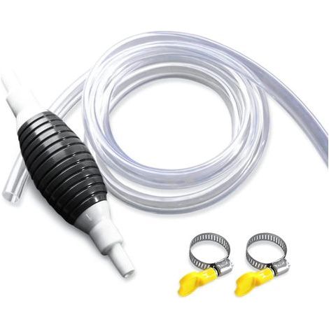 Multifunktionale Flüssigkeitssaugpumpe für Wasser, Öl und Kraftstoffe (Benzin und Diesel) mit 2 m Saugschlauch (1/5)