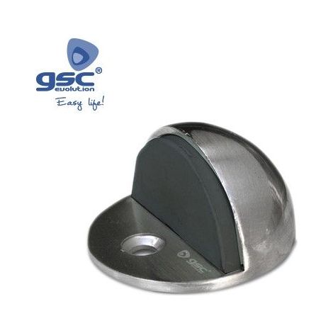 Butée de porte Ø45x25mm nickel satiné hémisphérique GSC 003802745