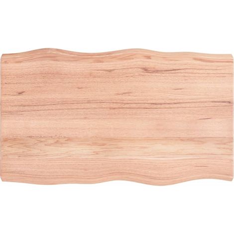Dessus de table  Dessus de bureau  Plateau de table bois massif traité bordure assortie