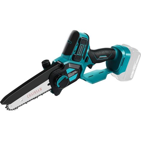 Mini Tronçonneuse 15cm Compatible avec Batteries 18V Élagueuse brushless avec lubrification automatique pour bois et jardin batterie et huile de chaîne non incluses (1/5)