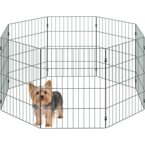 PawHut 8 Panel Pet Pen, Dog Playpen for Puppies, 60 cm Height