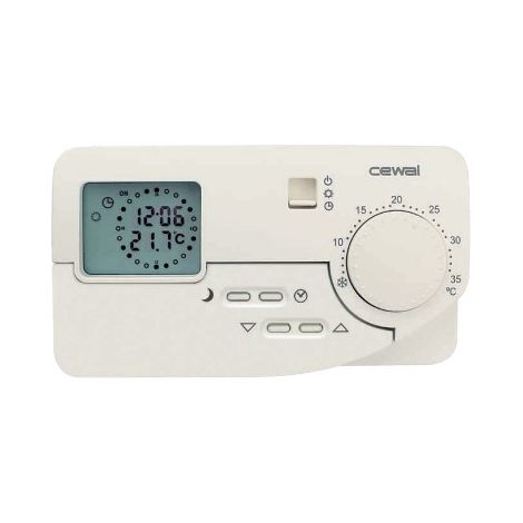 Cronotermostato giornaliero digitale a cavalieri con display life premium