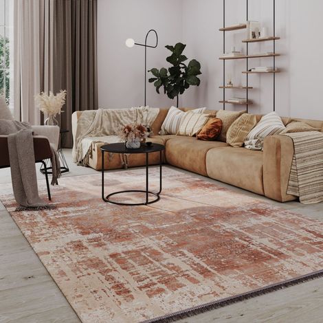 Tapis oriental tissé Artemis - 400x300cm, Rectangular - 100% Acrylique - Tissé - Marron