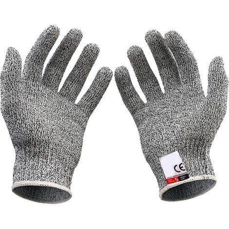 1 Paire Gant anti-coupure,Niveau 5,Acier inoxydable,Maille métallique,Cuisine,Bricolage,Pêche (1/5)