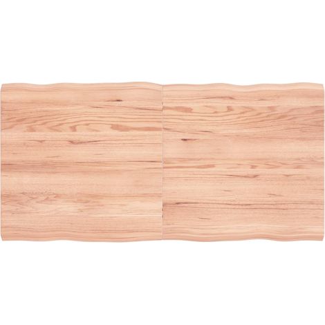 Dessus de table bois massif traité bordure assortie (1/5)