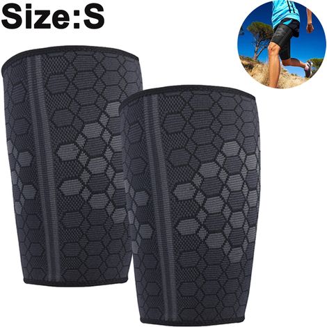 1 paire de manchons de compression pour cuisses – Soutien des quadriceps et des ischio-jambiers – Manchons pour le haut des jambes pour hommes et femmes – Fabriqués à partir d'un mélange élastique res (1/5)