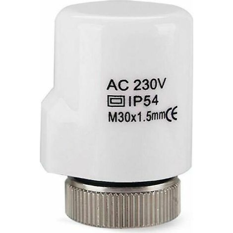 Tête de vanne d'actionneur thermique électrique 230v No Nc pour radiateur de chauffage par le sol à collecteur de thermostat sunflower (1/2)