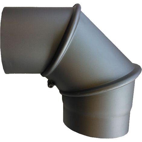 Coude à 90° orientable gris - Ø 150