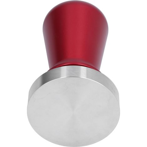 Tasseur à café moulu de 58 mm de diamètre, en acier inoxydable, pour la cuisine (rouge). (1/5)