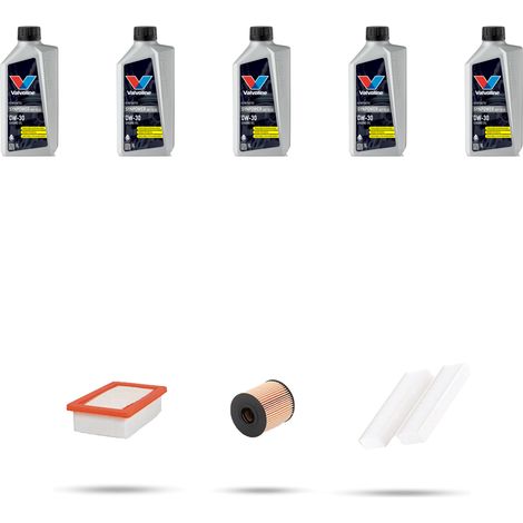 Kit tagliando 3 FILTRI e 5L OLIO compatibile con Ds7 Crossback 1.6 Pure Tech 133kw dal 2018 (1/5)