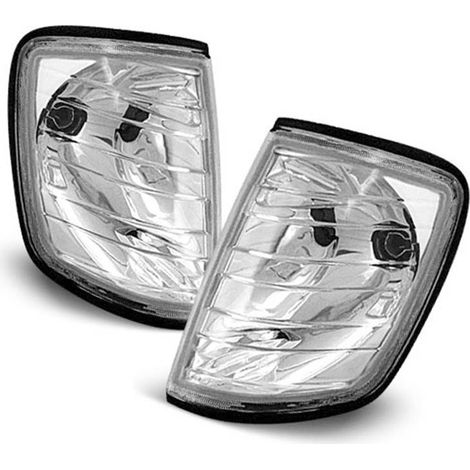 Paire de Clignotant Mercedes classe E W124 1985 a 1995 Chrome-27325897