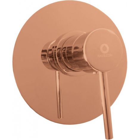 Mitigeur douche encastrable SEINA en laiton rose gold brossé 15 cm (1/2)