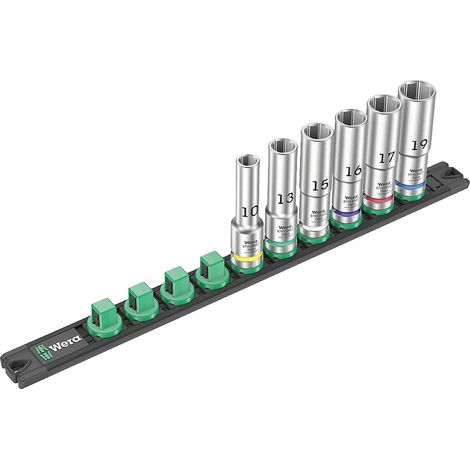 Wera C Deep Jeu de clés à douille en pouces 1/2 6 pièces 05005470001 (1/5)