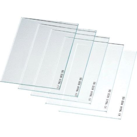 Sacit Vetro Minerale Incolore per Maschera Saldatura  75X98 mm