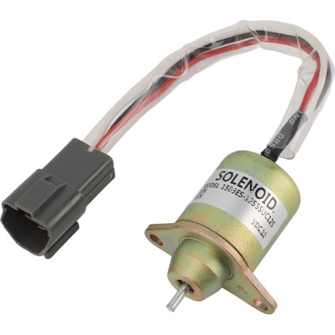 1503ES 12S5SUC12S 12V Électrovanne d'Arrêt Carburant pour Moteur Générateur, Fonctionnement Précis (1/5)