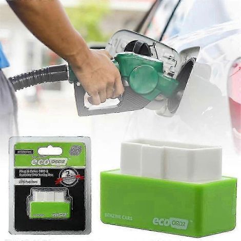 Boîtier de réglage Eco OBD2 pour économies de carburant, compatible avec les véhicules essence équipés d'un connecteur OBD2, réduit la consommation de carburant, installation Plug and Play (1/4)