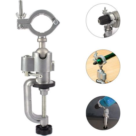 Morsa girevole universale per trapano a 360° - Montaggio su tavolo 38-41 mm