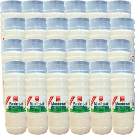 Insertos de parafina Maximus para velas funerarias 5D, 24 unidades. (1/5)
