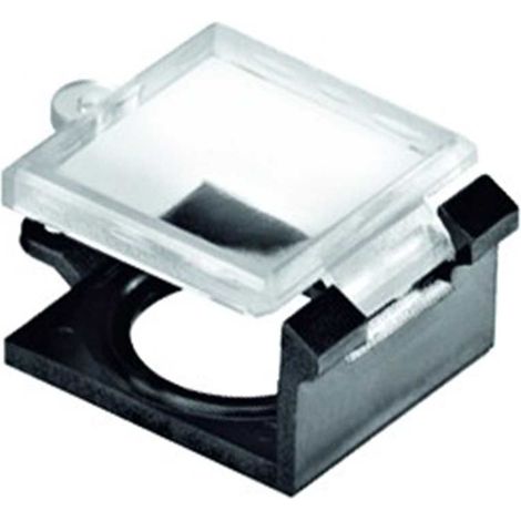 Georg Schlegel Schutzklappe plombierbare für Drucktasten der Baureihe QUARTRON Schutzart IP40 - 1 Stück