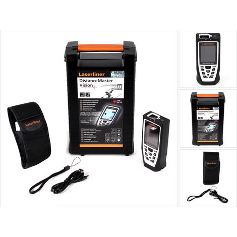 Laserliner Laser-Entfernungsmesser rot DistanceMaster Vision IP54 - Lasermessgerät 0,05-80m (1/5)