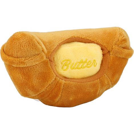 Peluche Croissant pour Chiens - Jouets à Mâcher Interactifs et Amusants pour Chiens, Chiots, Chats et Chatons (1/5)