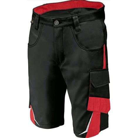 Kübler Pulsschlag Bermuda 2524 schwarz/mittelrot Größe 52