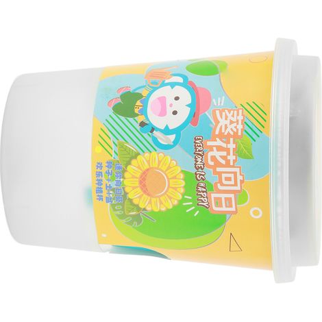 Kit de culture de plantes en petit pot, pot de semis à faire soi-même, pot de pépinière avec terreau, jouet d'expérimentation pour enfants, tournesol (1/5)