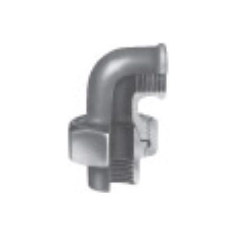 Coude union 90 fonte galva FF - Diamètre : 2''
