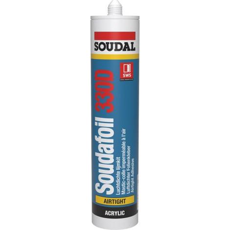 Soudal Fensterfolienkelbstoff Soudafoil 330D 310ml weiß 122660 (1/2)