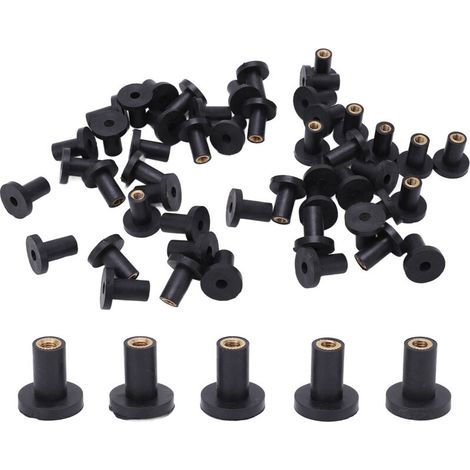 Other Repair Tools 50 Piece M5 Rubber Well Nut Set Fasteners for Car Win Motorcycles Fa Kayaks Other Repair Tools Auto Repair Tool Other Tools (1/5)