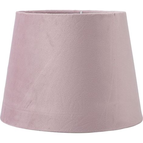 Abat-jour conique en tissu violet – Compatible avec ampoules E27 et E14, pour lampes de table et lampadaire – Diamètre supérieur 16.5cm, inférieur 21.5cm, Hauteur 16cm (1/5)